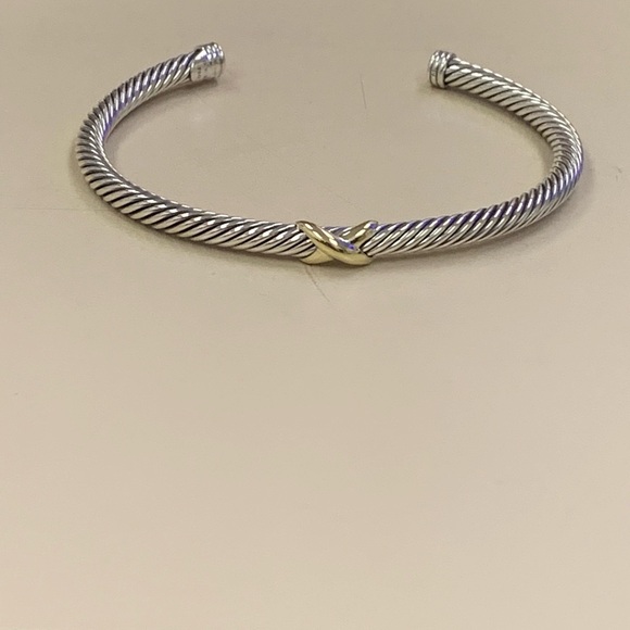 david yurman 4mm bracelet with X